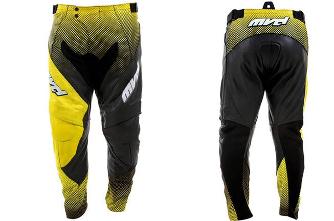 Supermoto leather trousers